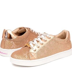 Juicy Couture Gold Glitter Sneakers